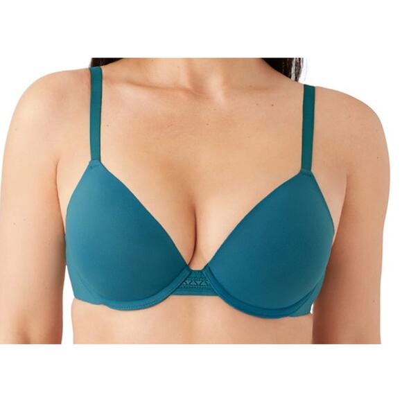 Wacoal Bra 858313 Perfect Primer Push Up teal size 32DDD 32F - Picture 1 of 7